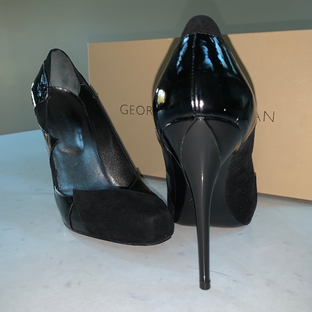 Georgina Goodman Libby Platform Pump Black Heel